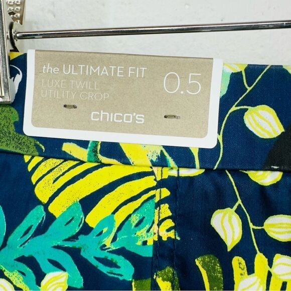 Chico’s Women’s 0.5 / 6 the Ultimate Fit Luxe Utility Tropical Ankle Pants NEW - Picture 11 of 14
